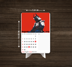 Last Samurai Standing Premium Table Desk Calendar