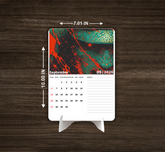 Samurai Standing Premium Table Desk Calendar