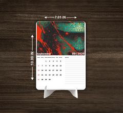 Samurai Standing Premium Table Desk Calendar
