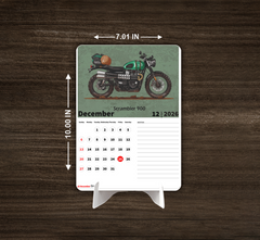 Limitless DREAM BIKE Premium Table Desk Calendar