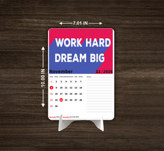Motivational Quotes Premium Table Desk Calendar