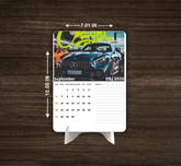 Car Collection Premium Table Desk Calendar