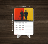 SUPER VILLAIN Premium Table Desk Calendar