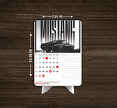 Shelby Mustang Premium Table Desk Calendar