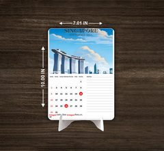 Sky High City Premium Table Desk Calendar