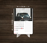 Super fast CAR Premium Table Desk Calendar