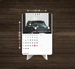 Super fast CAR Premium Table Desk Calendar