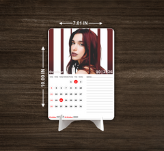 WORLD POP Premium Table Desk Calendar