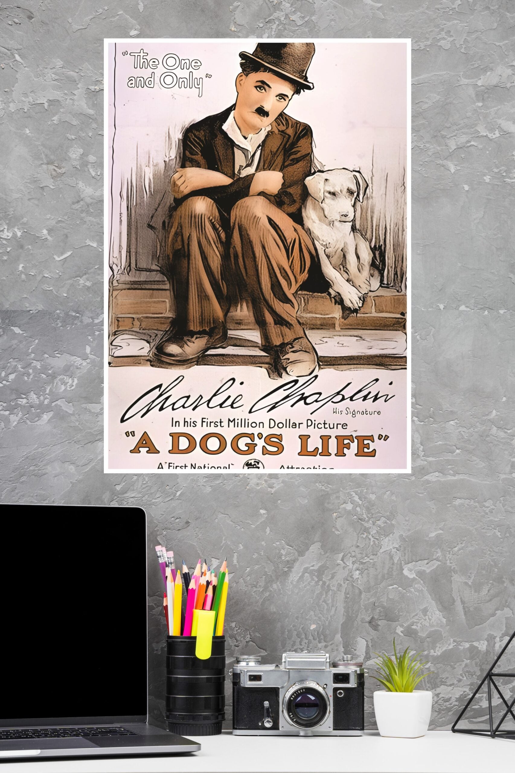 A Dog's Life By Charlie Chaplin Movie Poster | Hollywood Posters