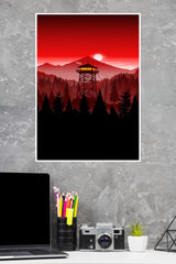 A Firewatch in Evening Poster | Art Posters