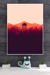 A Firewatch in Farm Poster | Art Posters