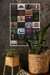 A Stunning DigItal Alphabet Poster | Gym and Motivational Quotes Posters