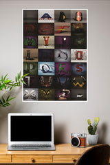 A Stunning DigItal Alphabet Poster | Gym and Motivational Quotes Posters