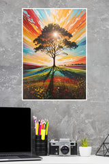 A Vibrant Abstract Painting Poster | Art Posters