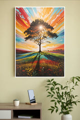 A Vibrant Abstract Painting Poster | Art Posters