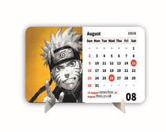 Anime Heros Premium Table Desk Calendar – 2026