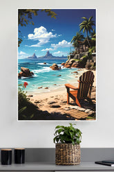 Aesthetic Beach View Poster | City Posters