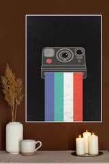 Aesthetic Vintage 90s Polaroid Camera Poster | Music Posters
