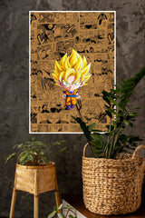 Aesthetic Dragon Ball Z Goku Poster | Anime Posters