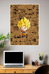 Aesthetic Dragon Ball Z Goku Poster | Anime Posters