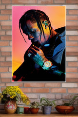American Rapper and Singer Travis Scott Poster | Music Posters