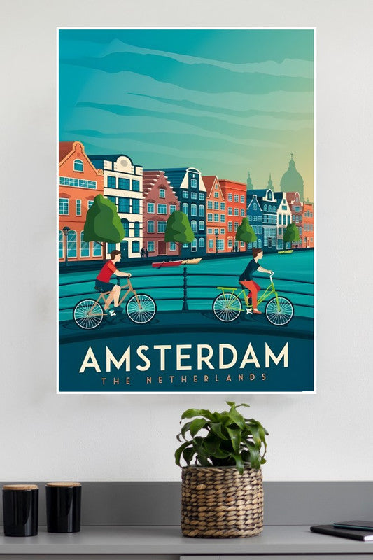 Amsterdam Travel Poster | CIty Posters