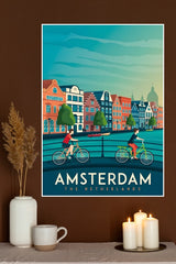 Amsterdam Travel Poster | CIty Posters