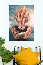 Anime Vegeta (Super Saiyan) Poster | Anime Posters