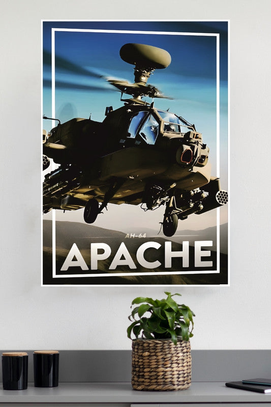 Apache Poster | Fighter Plan Posters