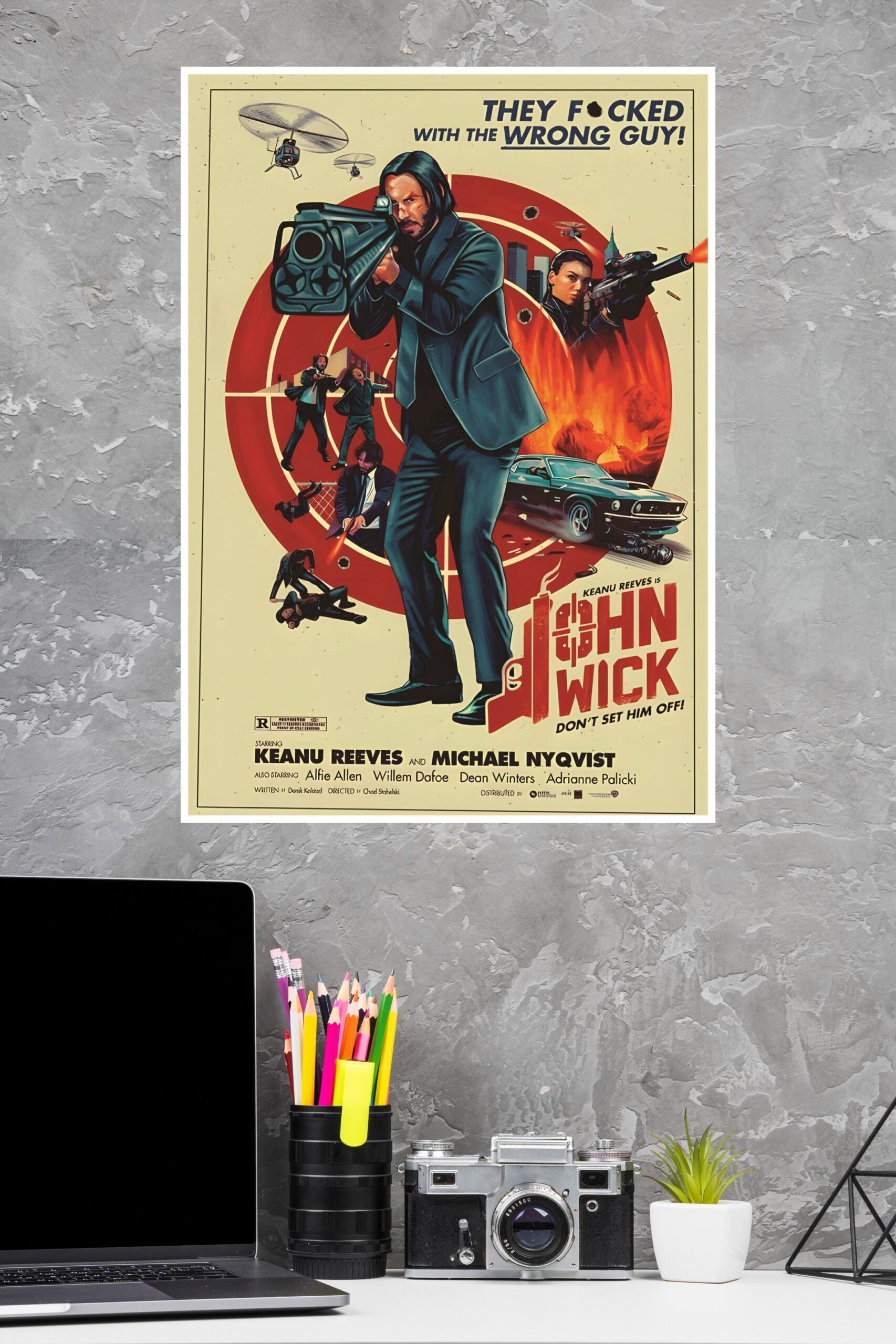 Art Rehab John Wick Movie Poster | Hollywood Posters