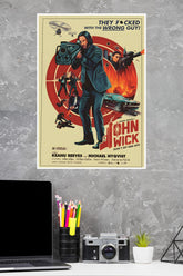 Art Rehab John Wick Movie Poster | Hollywood Posters
