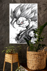 Art Sketch of Gohan Poster | Anime Posters