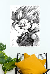 Art Sketch of Gohan Poster | Anime Posters