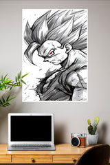 Art Sketch of Gohan Poster | Anime Posters