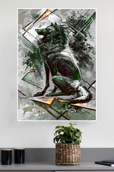 Artwork of Confident wolf Poster | Animal Posters