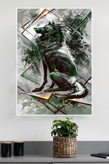 Artwork of Confident wolf Poster | Animal Posters