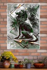 Artwork of Confident wolf Poster | Animal Posters