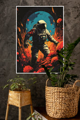 Astronaut on Unknown Planet Poster | Astronaut Posters