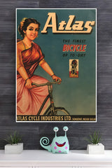 Atlas - The Finest Bicycle of Today Poster | Bollywood Posters