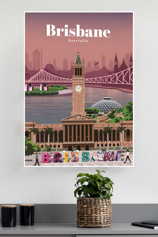 Australia Brisbane Poster | City Posters