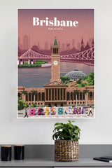 Australia Brisbane Poster | City Posters