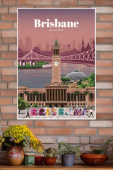 Australia Brisbane Poster | City Posters