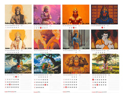 Bajrang Bali Premium Table Desk Calendar