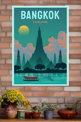 Bangkok River Poster | CIty Posters