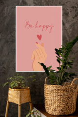 Be Happy Love Poster | Gym and Motivational Quotes Posters