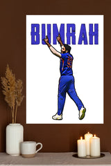 Best Bowler Jasprit Bumrah Poster | Cricketers Posters | Sports Poster