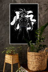 Black and White Anime Goku Poster | Anime Posters