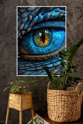 Blue Dragon Eye Poster | Eyes Posters