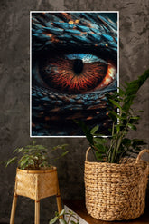 Blue and Brown Eye Wall Poster | Eyes Posters