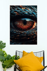 Blue and Brown Eye Wall Poster | Eyes Posters
